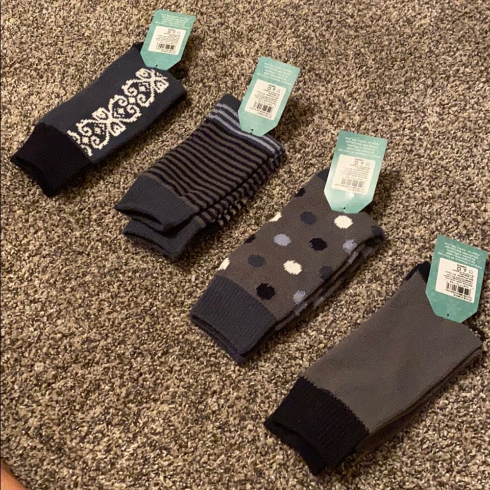 Four pairs of socks!